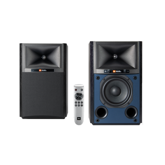 4305P Studio Monitor - Black - Powered Bookshelf Loudspeaker System - Hero image number null